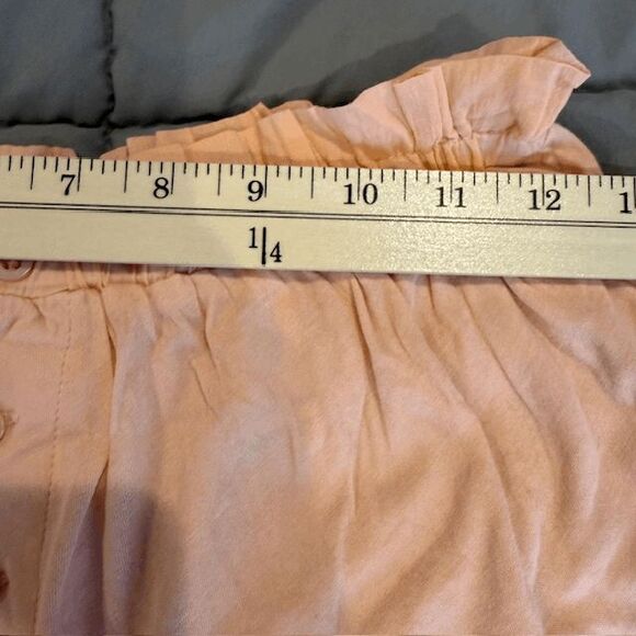 NEW! The Great. Lace Tap Shorts Rose Dust Lounge Shorts Size Small - Picture 8 of 10